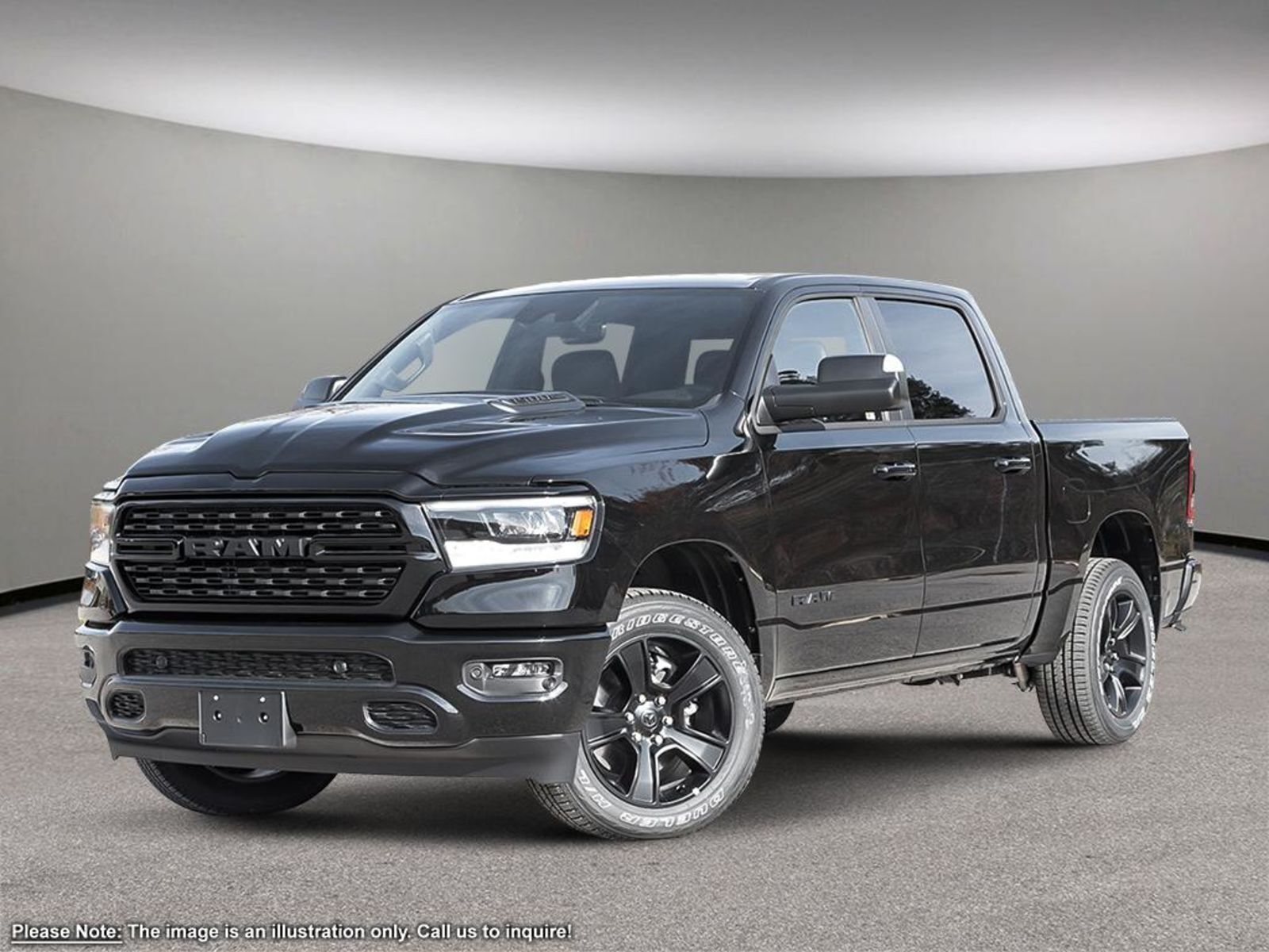 2024 Ram 1500 SPORT IN DIAMOND BLACK CRYSTAL PEARL EQUIPPED WITH