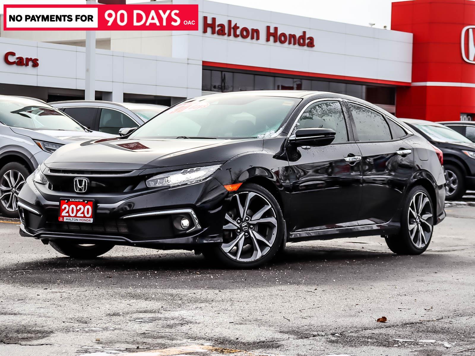 2020 Honda Civic TOURING  |  FRONT & REAR HEATED LEATHER SEATS  |  