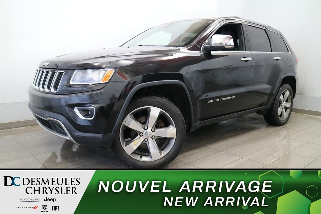 2015 Jeep Grand Cherokee Limited 4X4 Toit ouvrant Navigation Cuir Caméra