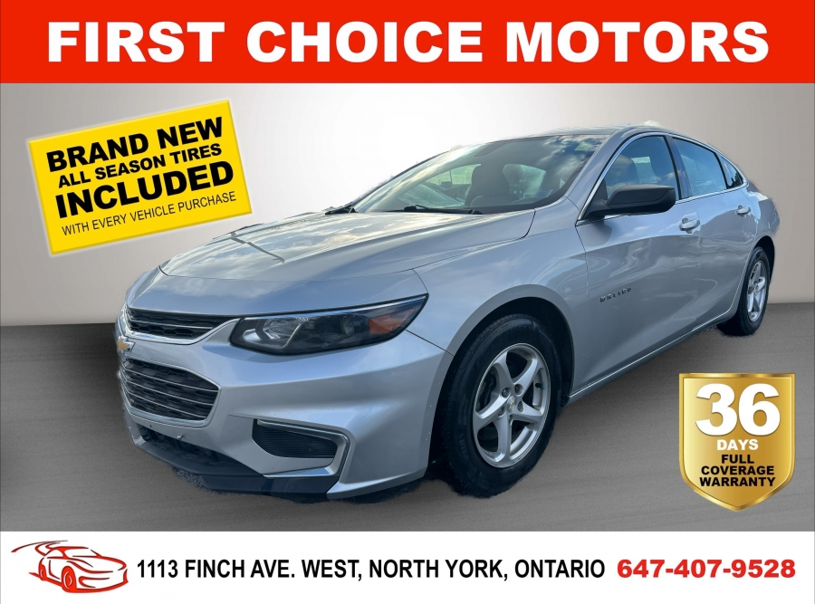 2016 Chevrolet Malibu LS ~AUTOMATIC, FULLY CERTIFIED WITH WARRANTY!!!~