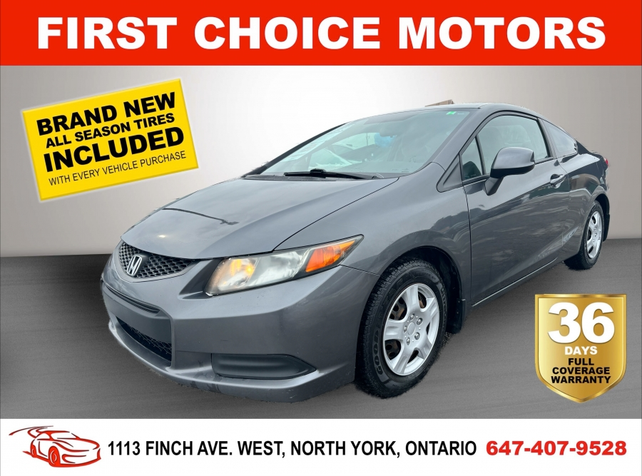 2012 Honda Civic LX ~MANUAL, FULLY CERTIFIED WITH WARRANTY!!!~