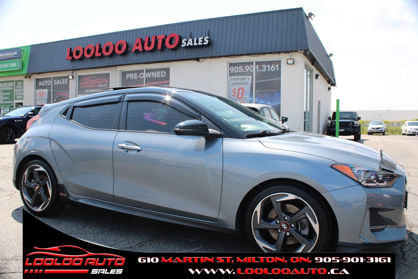 2019 Hyundai Veloster Turbo1.6L R-Spec Heads Up Display $87/Weekly Certi
