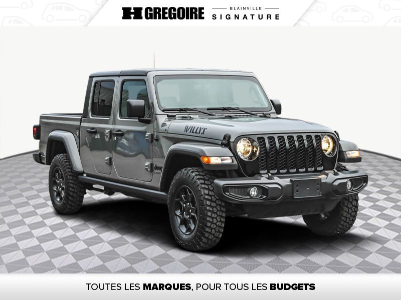 2023 Jeep Gladiator Willys 4x4 TEMPS FROID NAVIGATION GROUPE REMORQUAG