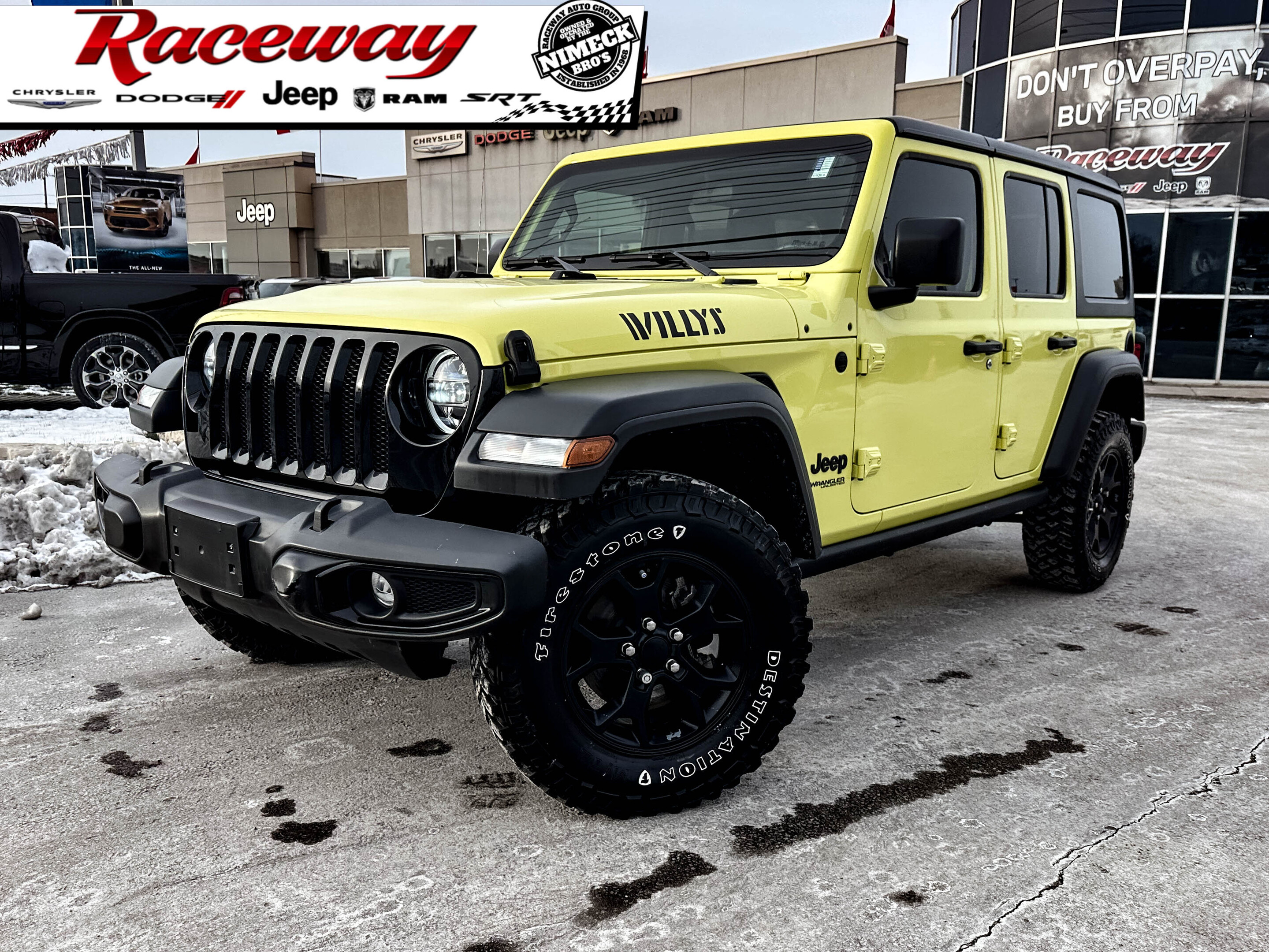2022 Jeep Wrangler UNLIMITED WILLYS | TECHNOLOGY GROUP | GORILLA GLAS