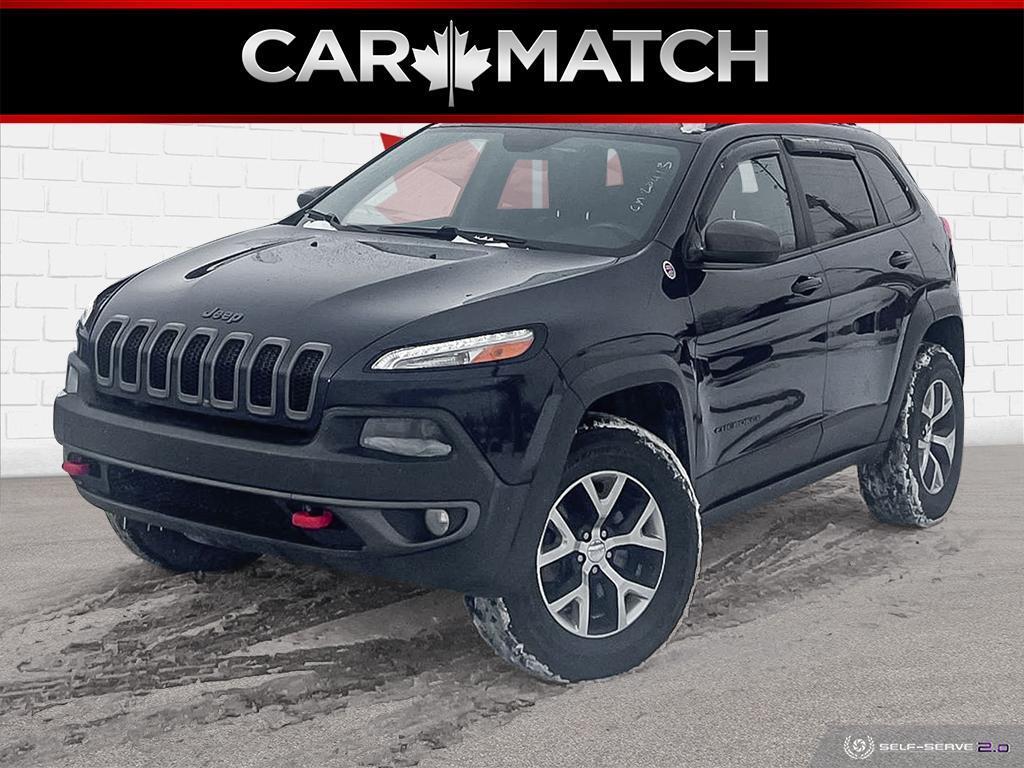 2015 Jeep Cherokee TRAILHAWK / 4WD / REVERSE CAM / NAV / NO ACCIDENTS