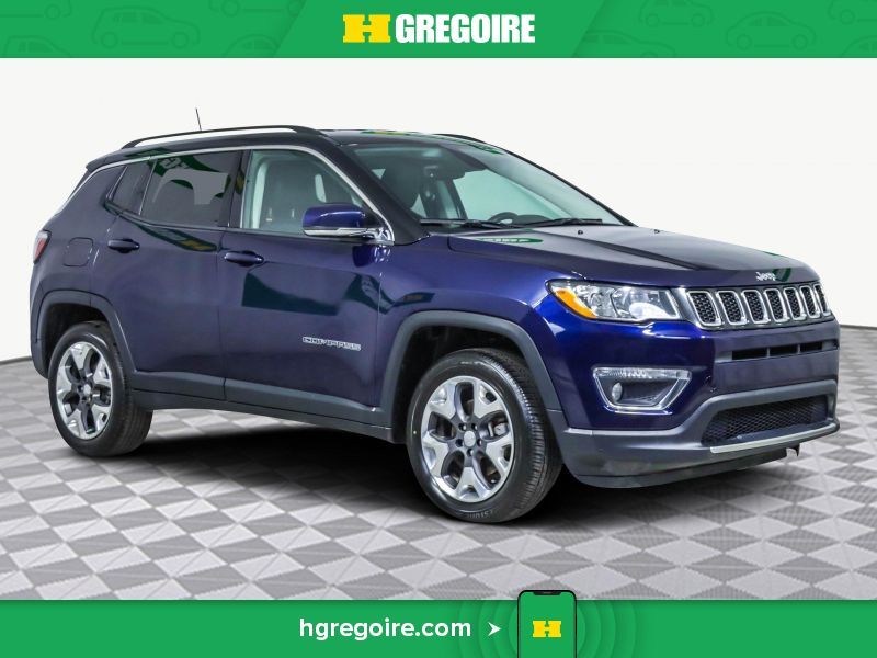 2018 Jeep Compass LIMITED AUTO A/C CUIR GR ELECT MAGS CAM RECUL BLUE