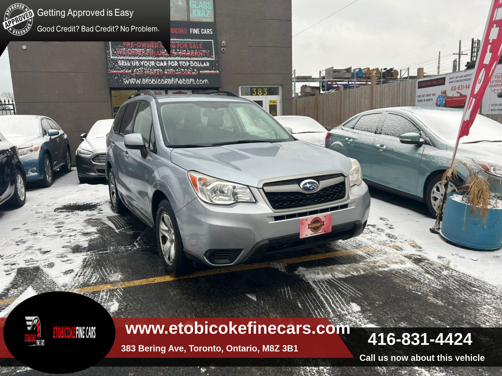 2014 Subaru Forester Auto 2.5i FULLY CERTIFIED WITH FREE WARRANTY
