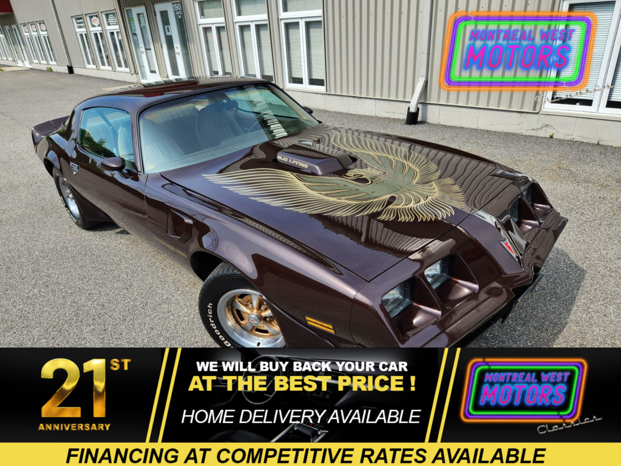 1981 Pontiac Firebird Trans Am / All Documented Drives like new / Roule 