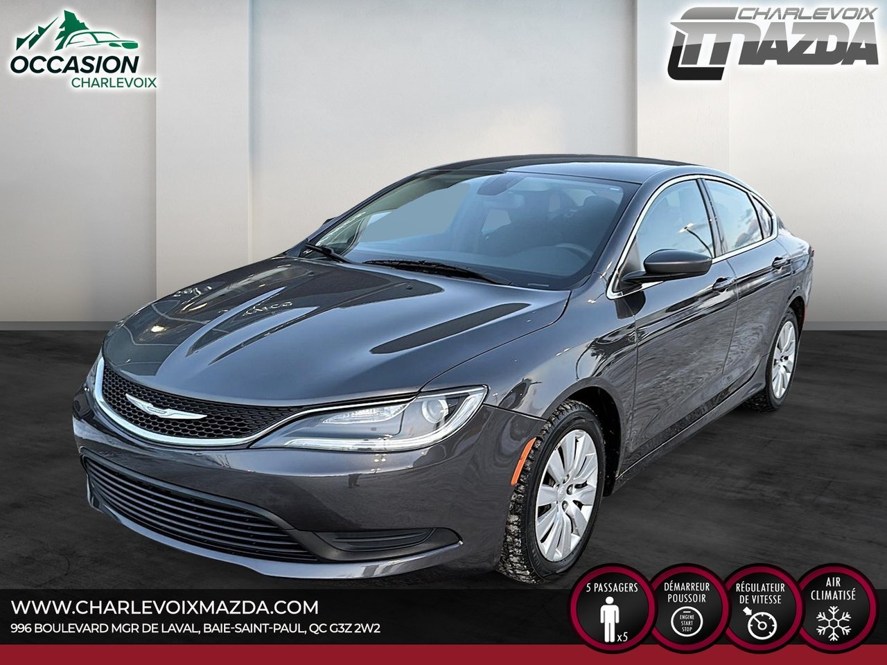 2016 Chrysler 200 LX Économique !