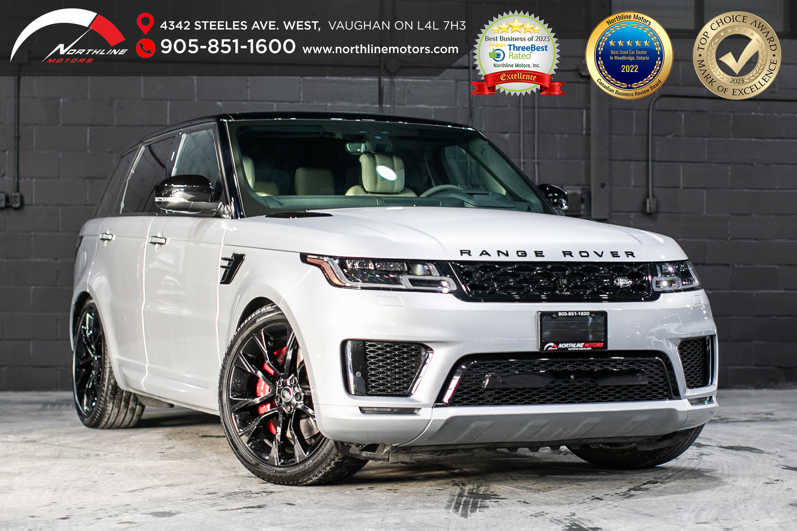 2020 Land Rover Range Rover Sport MHEV HST/PANO/HUD/360 CAM/ MERIDIAN/ 22 IN RIMS
