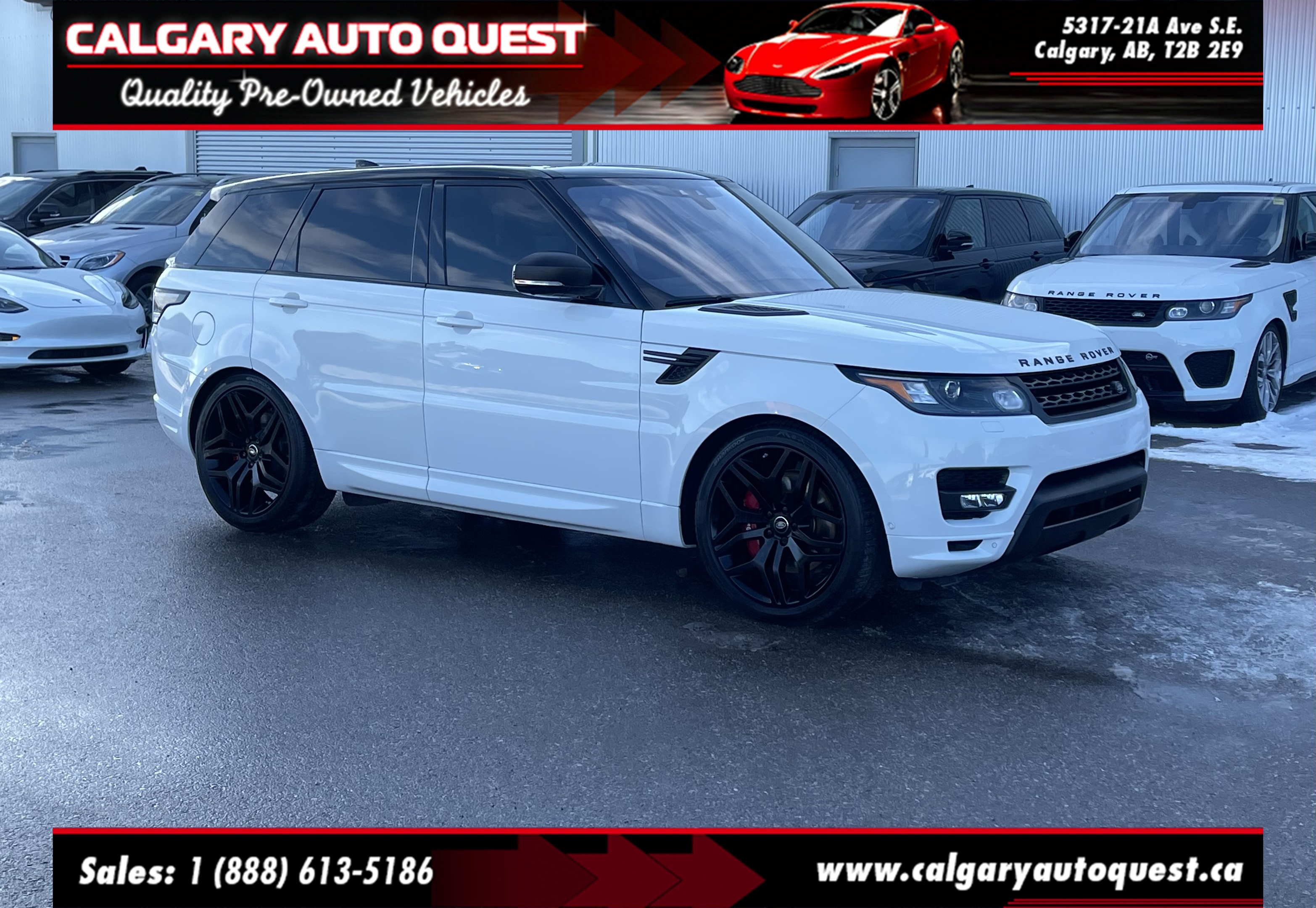 2017 Land Rover Range Rover Sport 4WD 4dr V8 AUTOBIOGRAPHY // FULLY LOADED