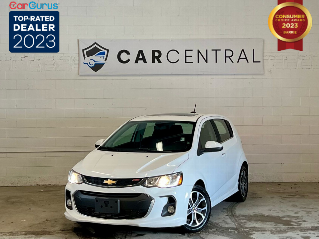 2017 Chevrolet Sonic LT RS| Sunroof| Rear Cam| Heated Seat| Alloys| Pus