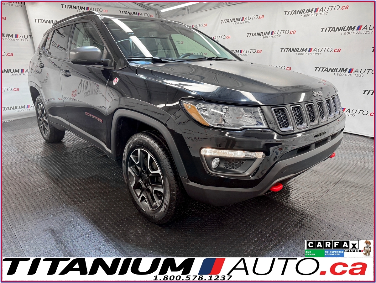2020 Jeep Compass TrailHawk 4X4-Pano Roof-Leather-Power Gate-Alpine 