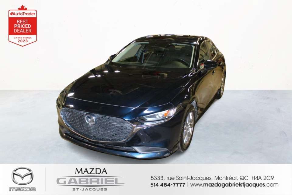 2021 Mazda Mazda3 GX FWD+TRANSMISSION MANUELLE+JAMAIS ACCIDENTE