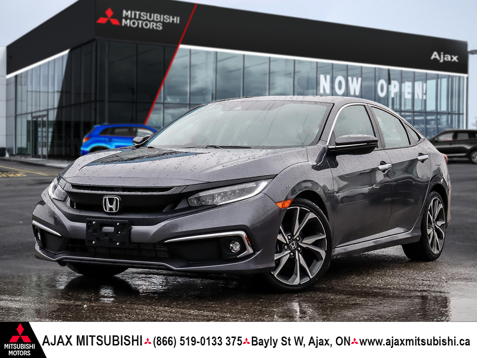 2019 Honda Civic Touring Edition- Sunroof and Alloy Wheels