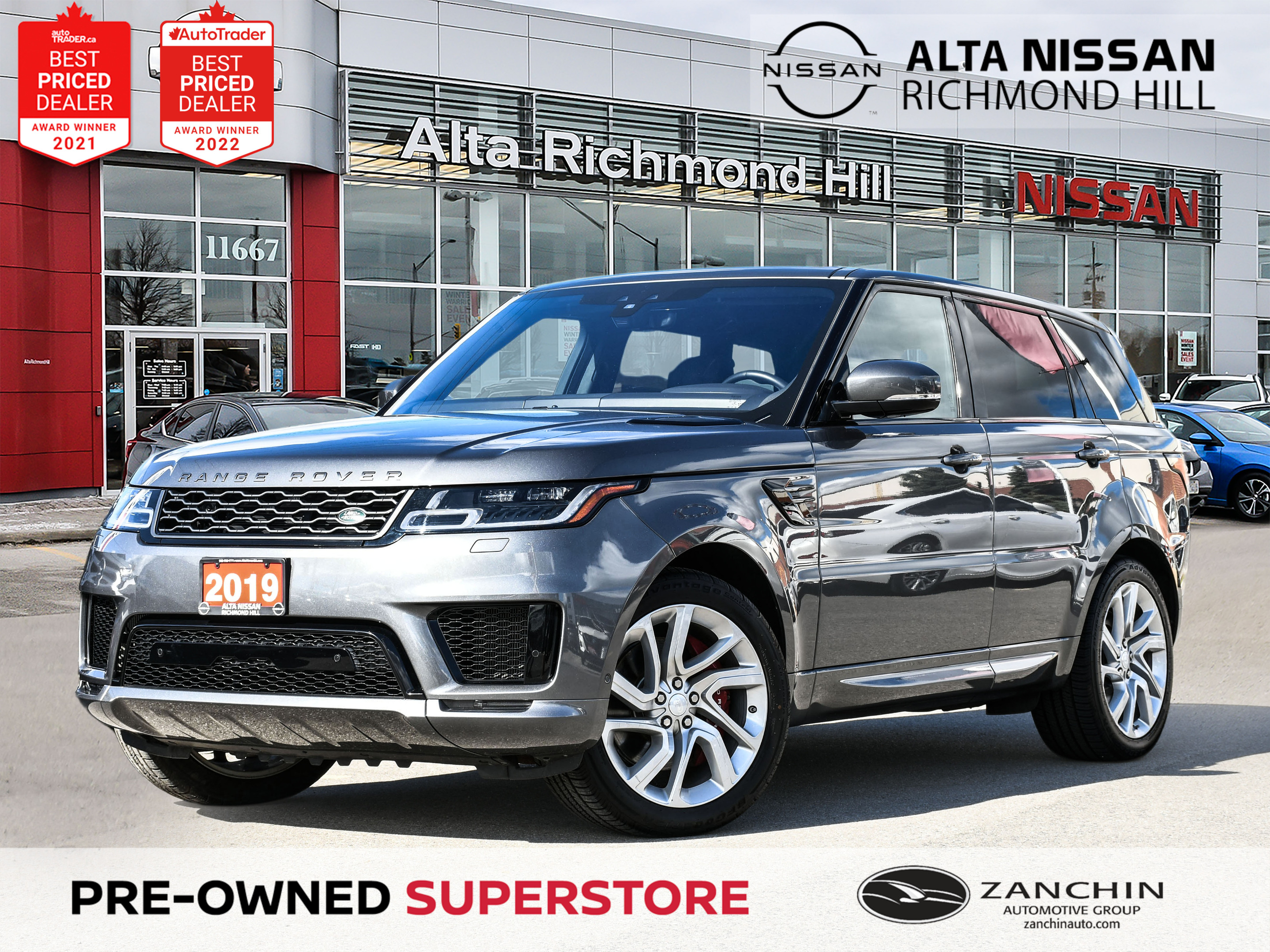 2019 Land Rover Range Rover Sport Dynamic | SOFT CLOSE DRS | PANOROOF | BSW | NAVI |