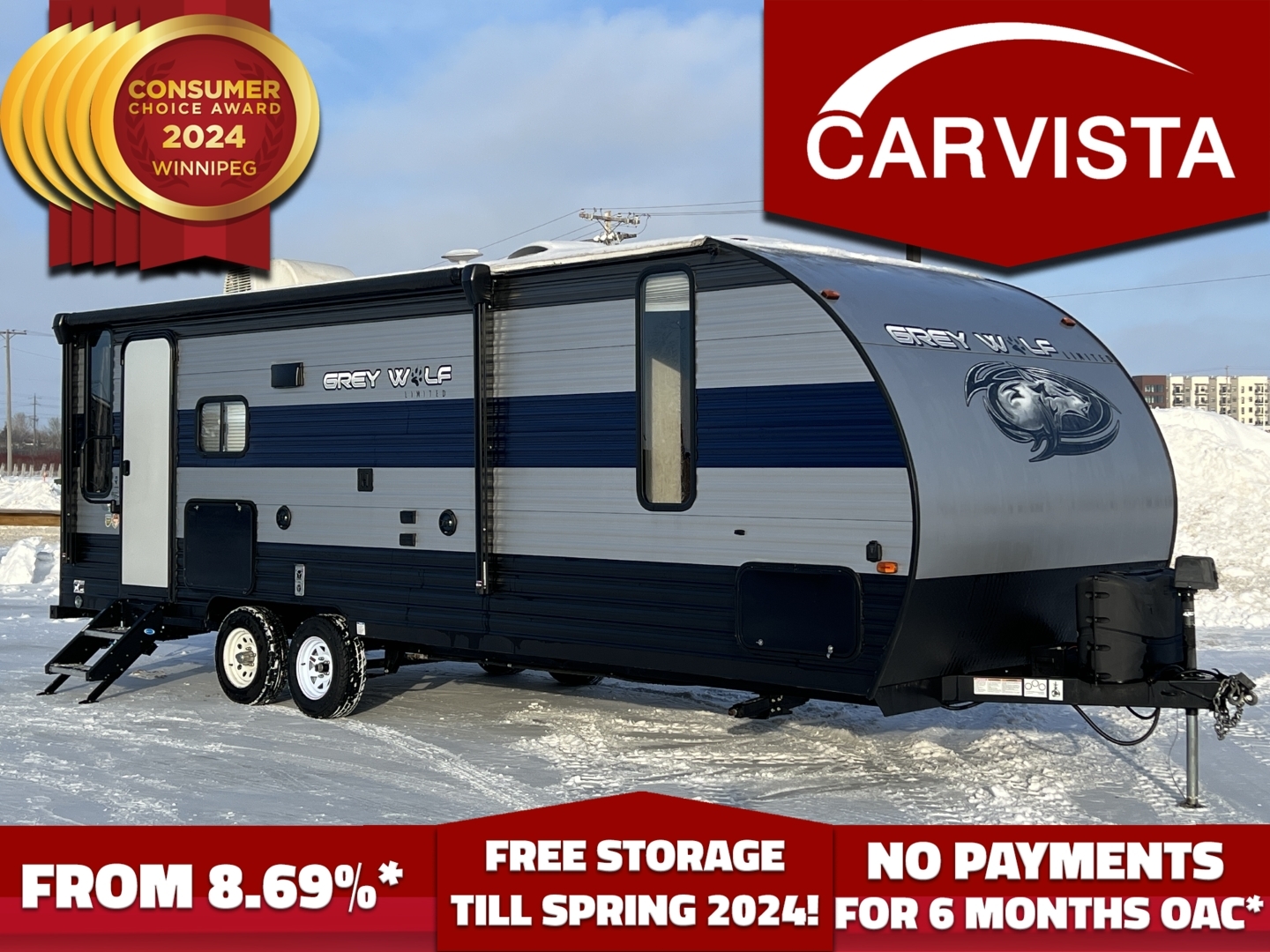 2021 Forest River Cherokee Grey Wolf 23MK - Rear Living Space