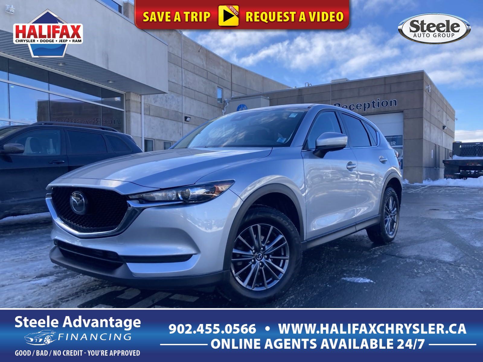 2020 Mazda CX-5 GS - AWD, HEATED LEATHER SEATS AND WHEEL, BACK UP 