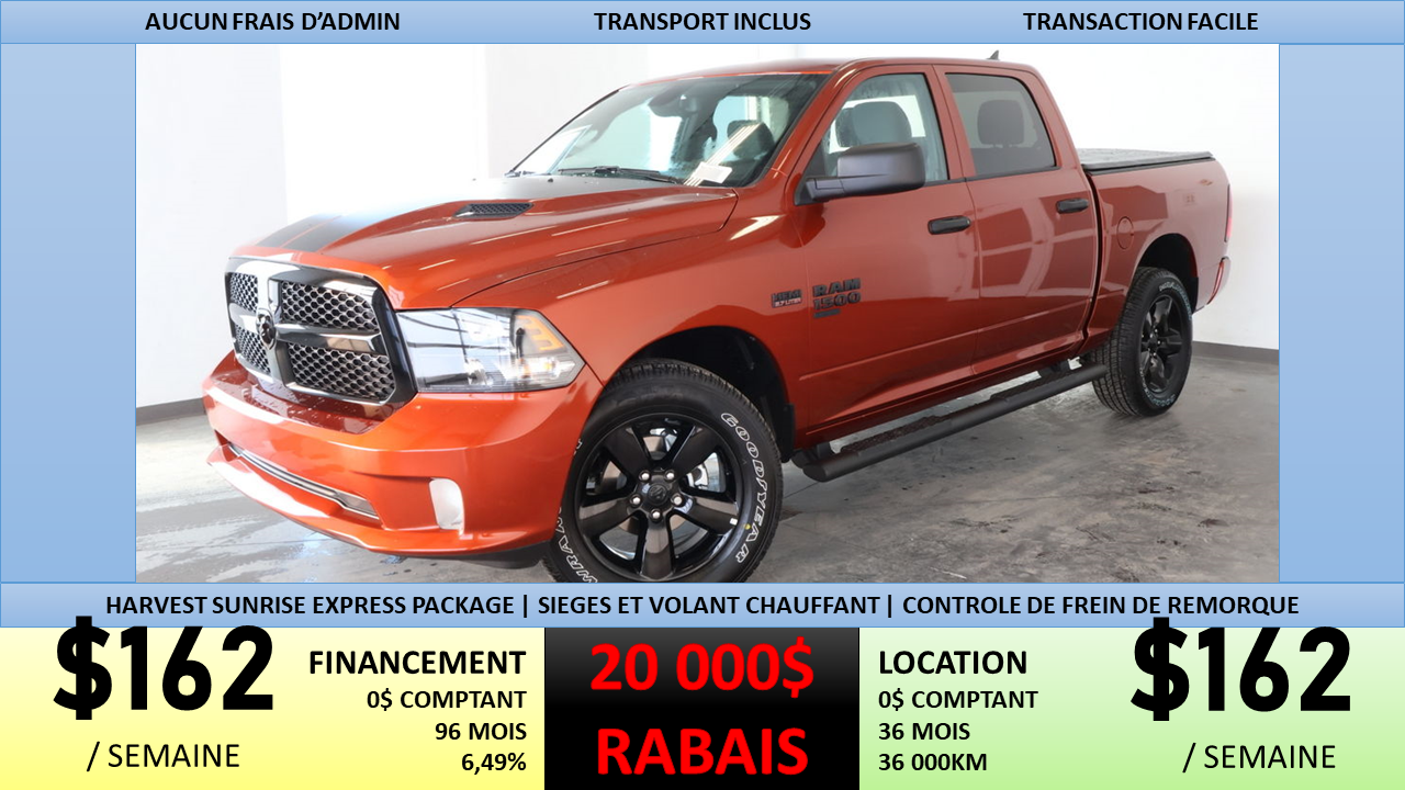 2023 Ram 1500 Classic EXPRESS HARVEST SUNRISE EXPRESS PACKAGE | SIEGES E