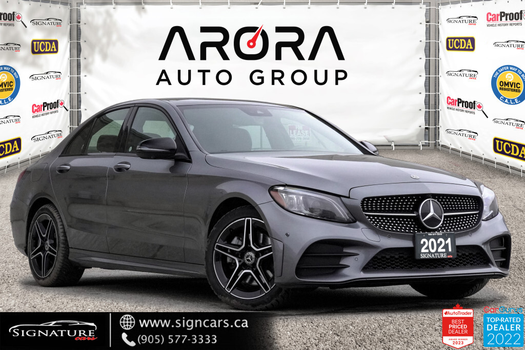 2021 Mercedes-Benz C-Class C 300 / AWD /NO ACCIDENT / SUNROOF / LEATHER / NAV