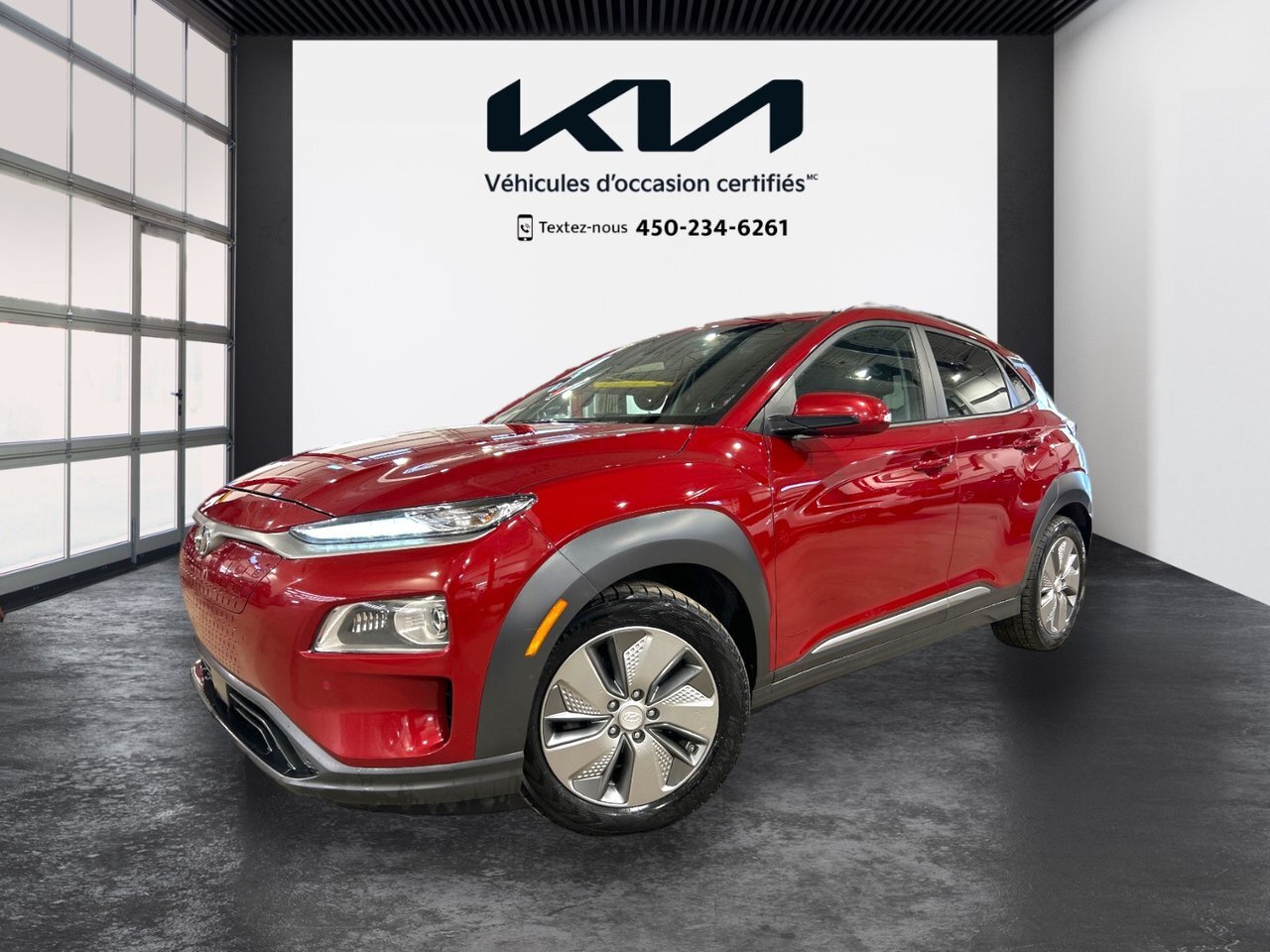 2021 Hyundai Kona Electric Ultimate,8 PNEUS,CUIR,TOIT,GPS,415 KM AUTONOMIE IC