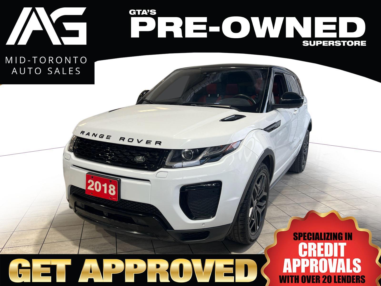 2018 Land Rover Range Rover Evoque DYNAMIC HSE - Panoramic Sun Roof - Certified - Top