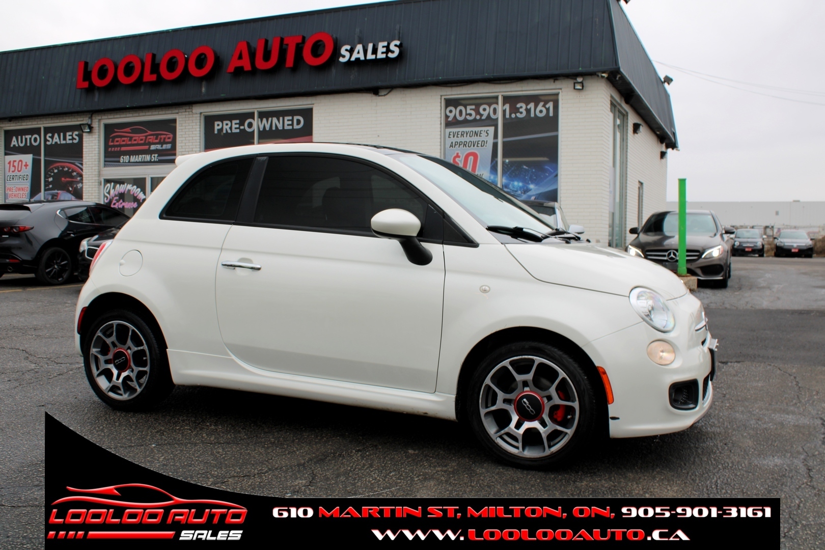 2012 Fiat 500 Sport | No Accident | Certified | Manual | Sunroof