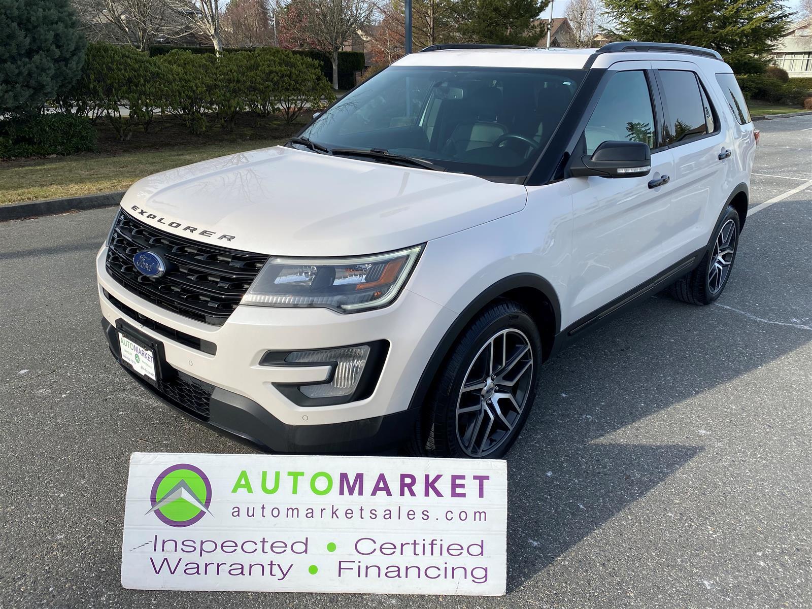 2017 Ford Explorer Sport 4WD LEATHER, PANO ROOF, FINANCING, WARRANTY,