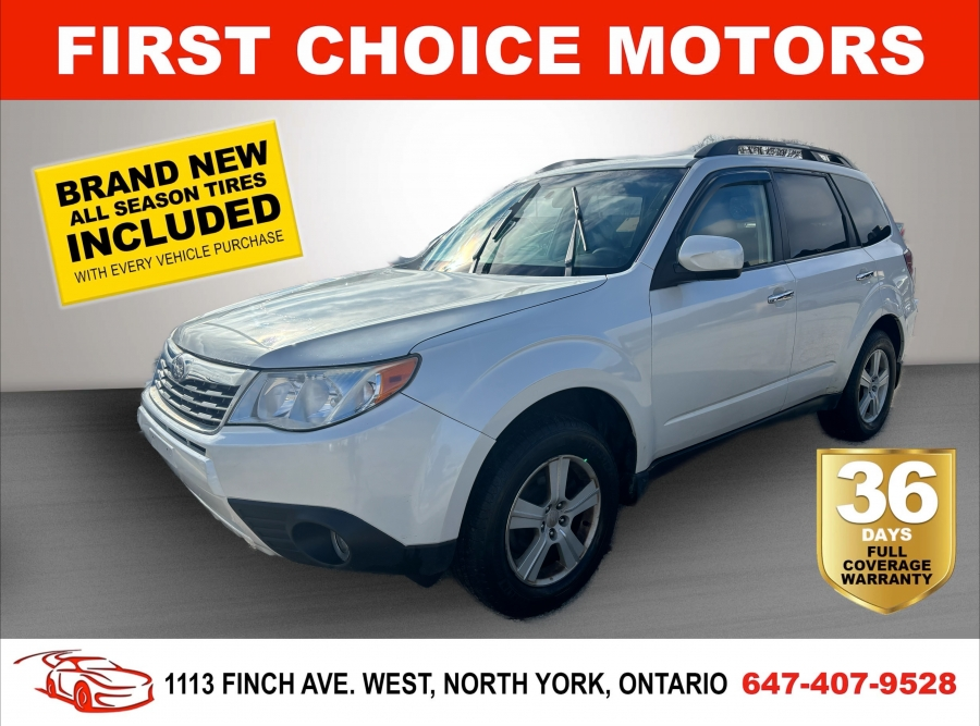 2009 Subaru Forester PREMIUM ~AUTOMATIC, FULLY CERTIFIED WITH WARRANTY!