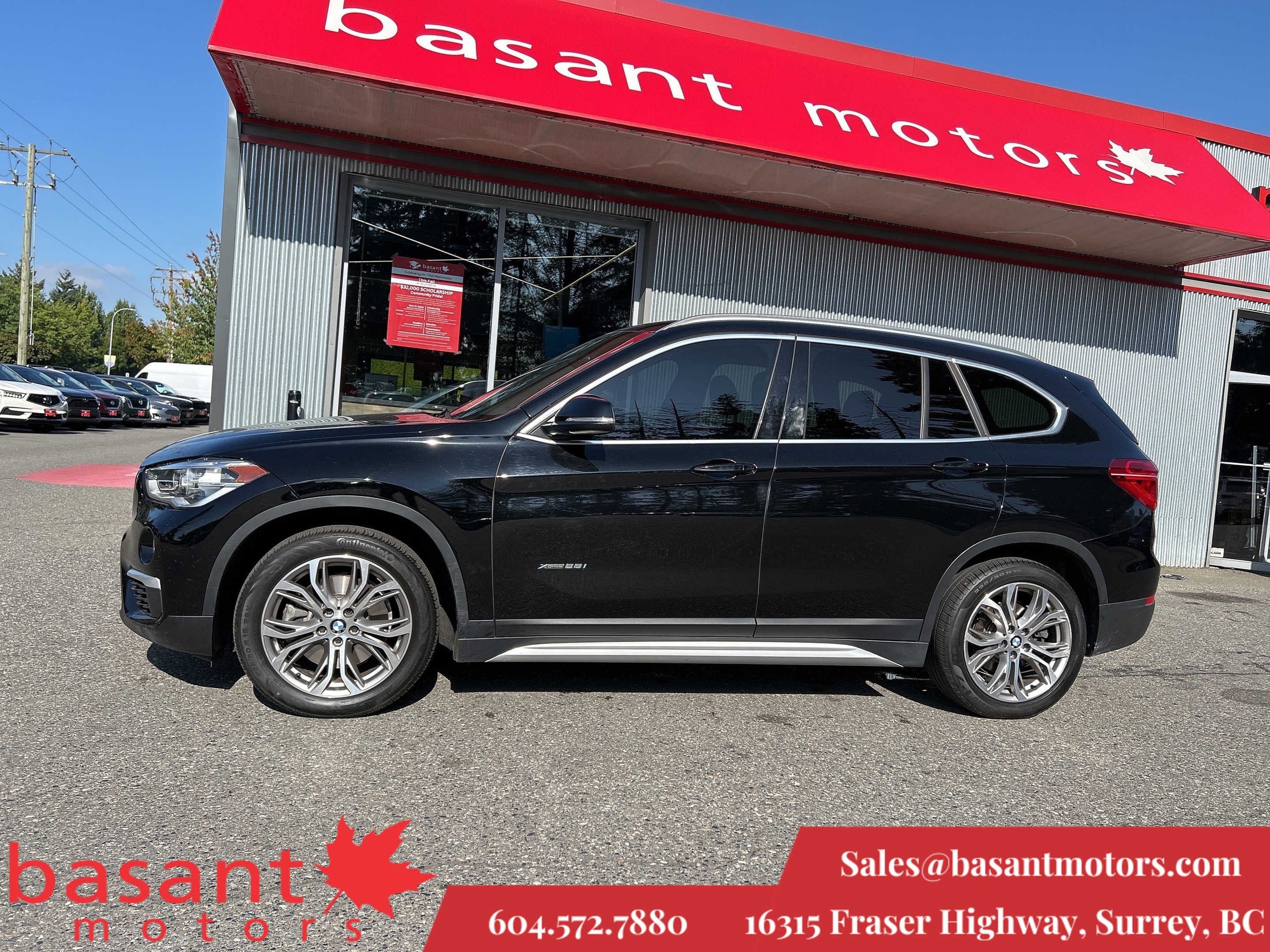 2018 BMW X1 PanoRoof, Backup Cam, Nav, Leather, Heated Seats!