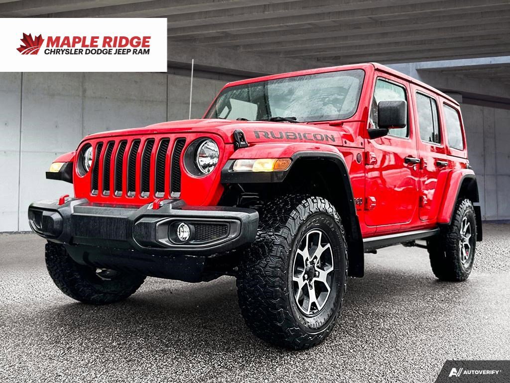 2023 Jeep Wrangler Unlimited Rubicon | 2.0L Turbo | Leather | Low KMs