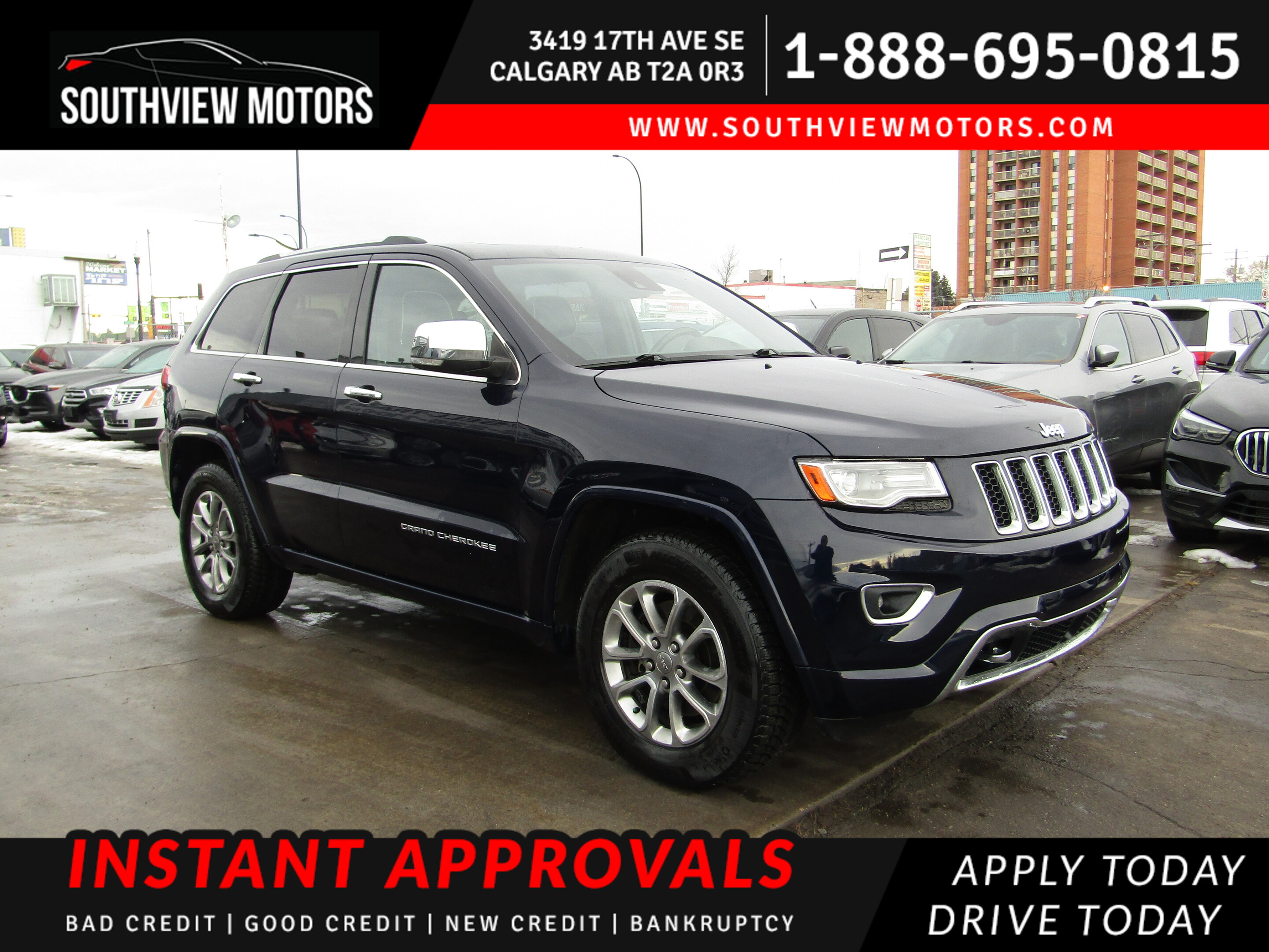 2014 Jeep Grand Cherokee OVERLAND 4WD 3.0L DIESEL B.S.A/NAV/CAM/PANOROOF