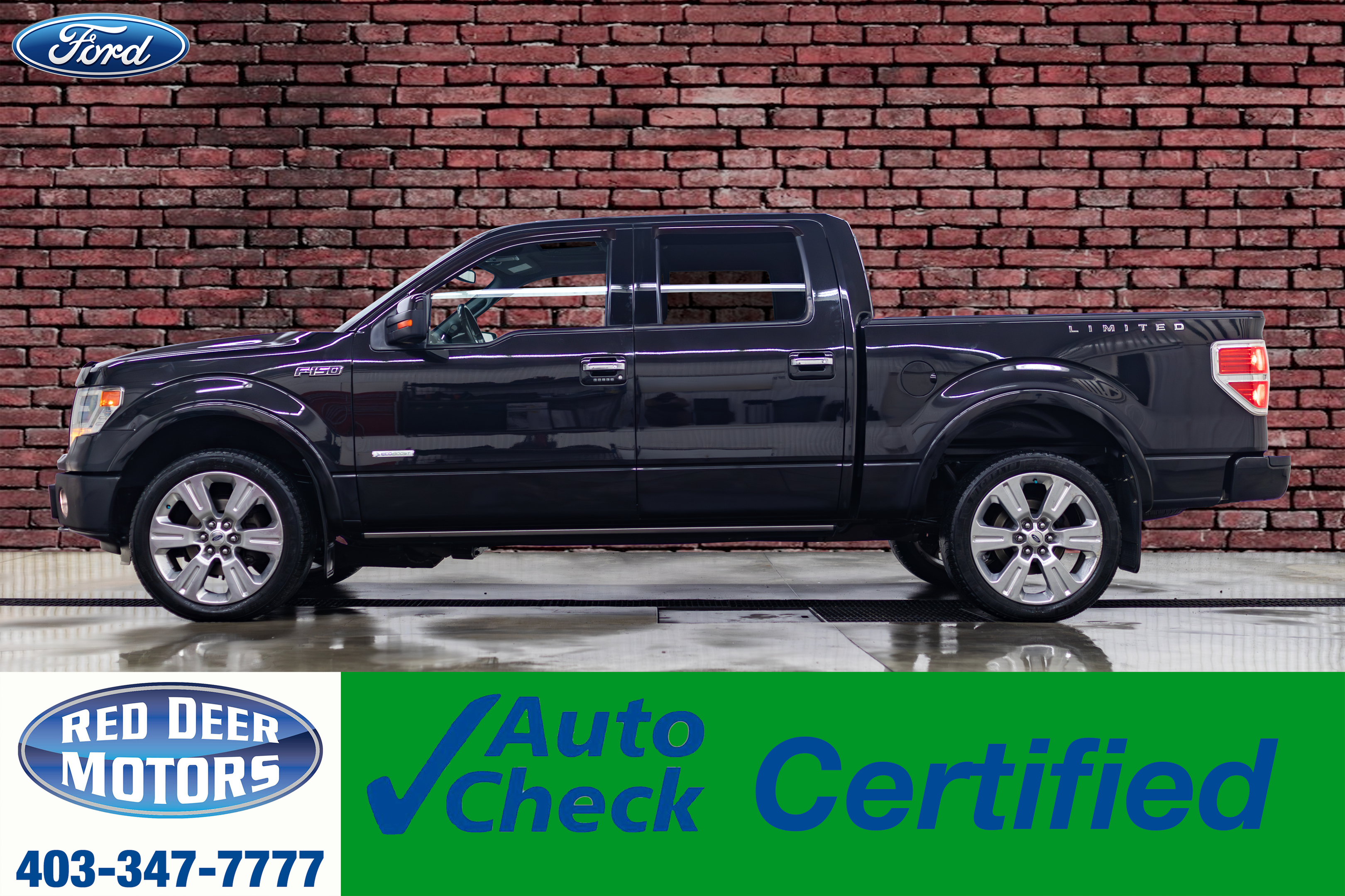 2014 Ford F-150 4x4 Super Crew Limited Leather Roof Nav BCam