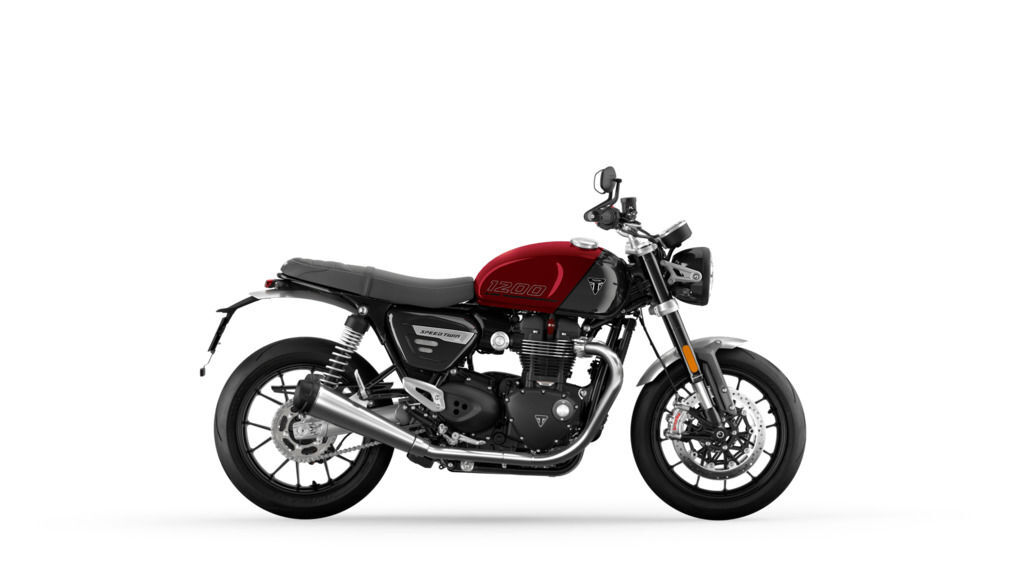 2024 Triumph Speed Twin 1200 Carnival Red/Storm Grey 