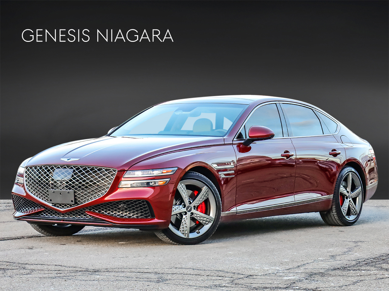 2023 Genesis G80 3.5T Sport Plus AWD, Low Kms, Top of the Line