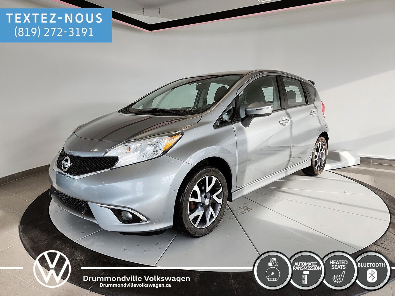 2015 Nissan Versa Note SR + BLUETOOTH + CLIMATISATION  +++ CONTACT US AT 