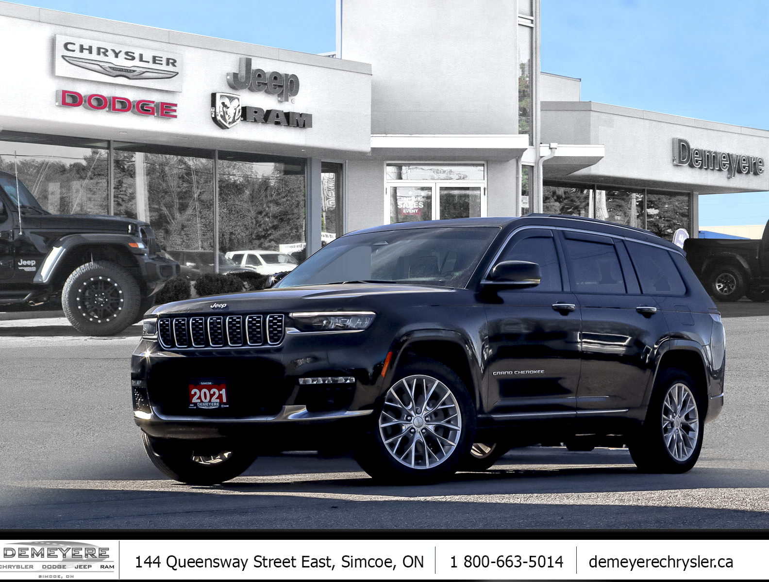 2021 Jeep Grand Cherokee L SUMMIT 4x4 | Special Finance Rate of 7.99% OAC!!!