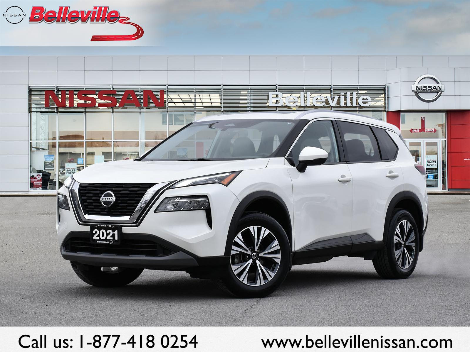 2021 Nissan Rogue SV 1 OWNER, LOCAL TRADE CLEAN CARFAX