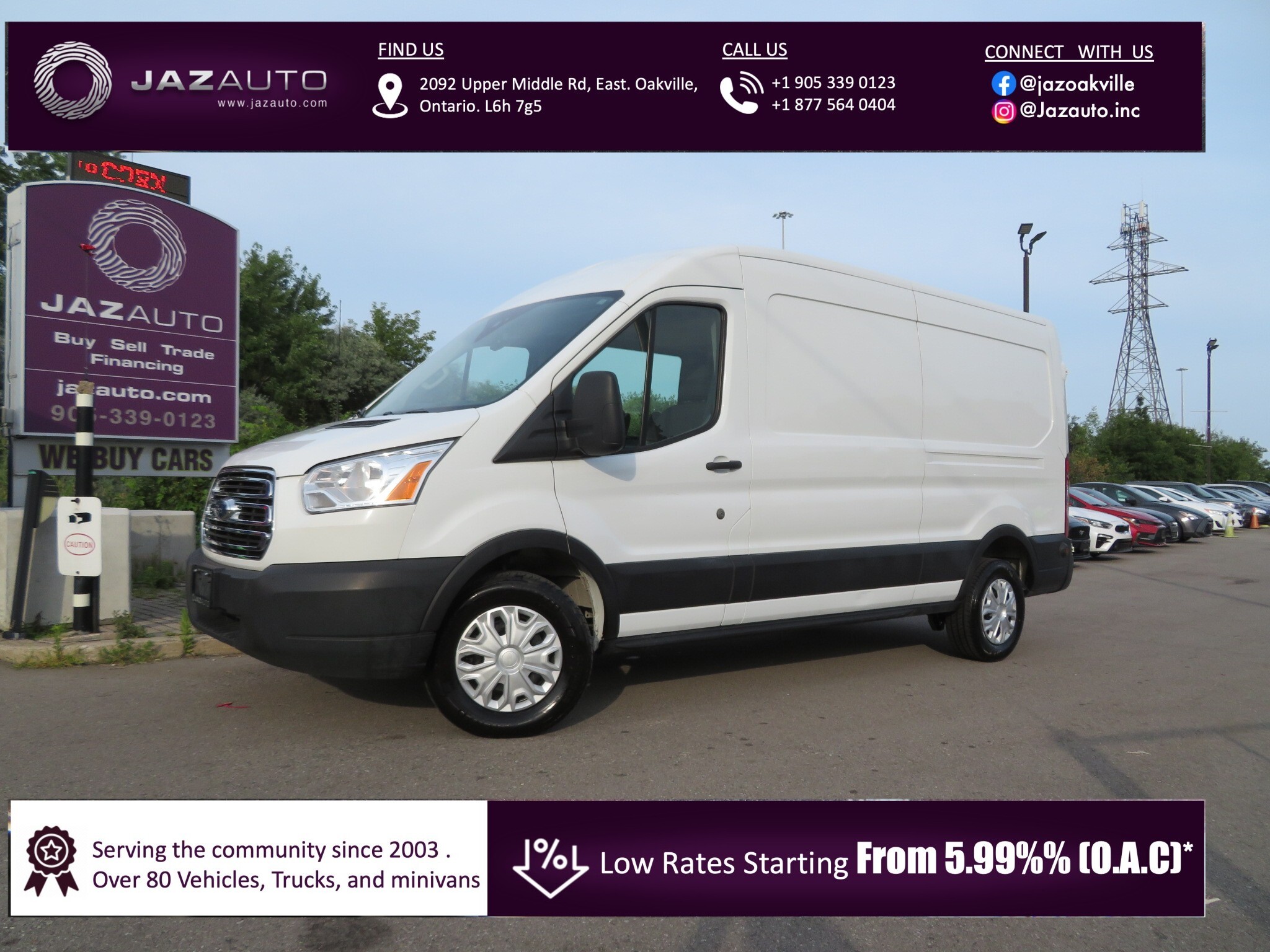 2019 Ford Transit Medium Roof SRW OIL CHANGED AND SAFETY INCLUDED