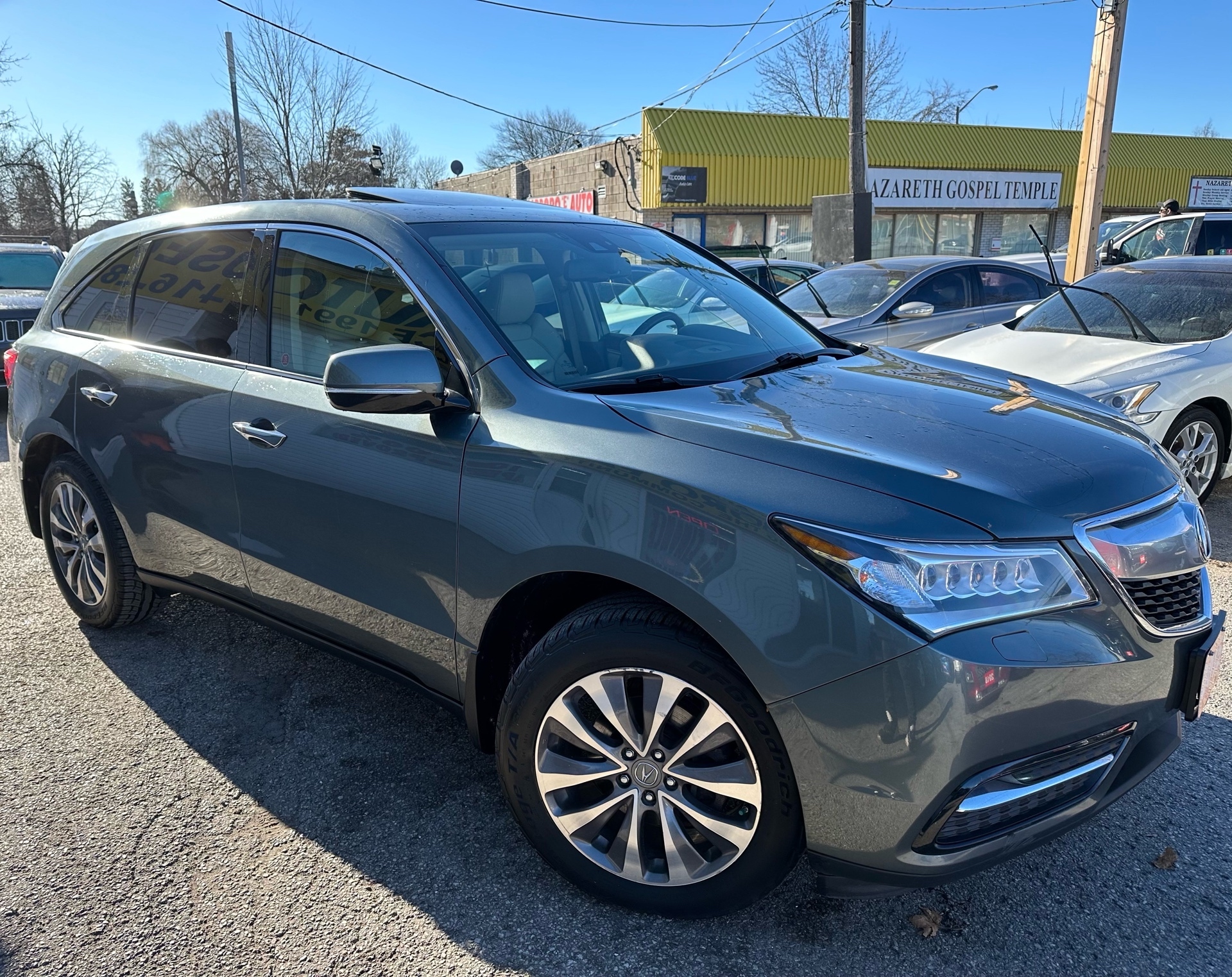 2015 Acura MDX SH-AWD/NAVI/CAMERA/7PASS/LEATHER/ROOF/P&H.SEATS/BL