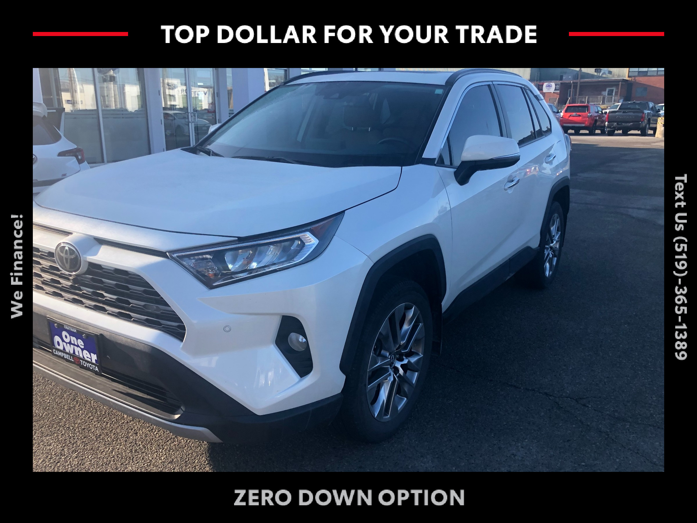 2019 Toyota RAV4 LIMITED EDITION--1 OWNER--NAV--HEATED LEATHER