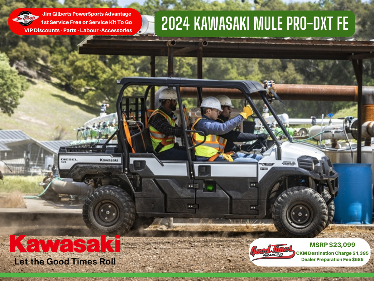 2024 Kawasaki Mule PRO DXT FE - Only $106 Weekly