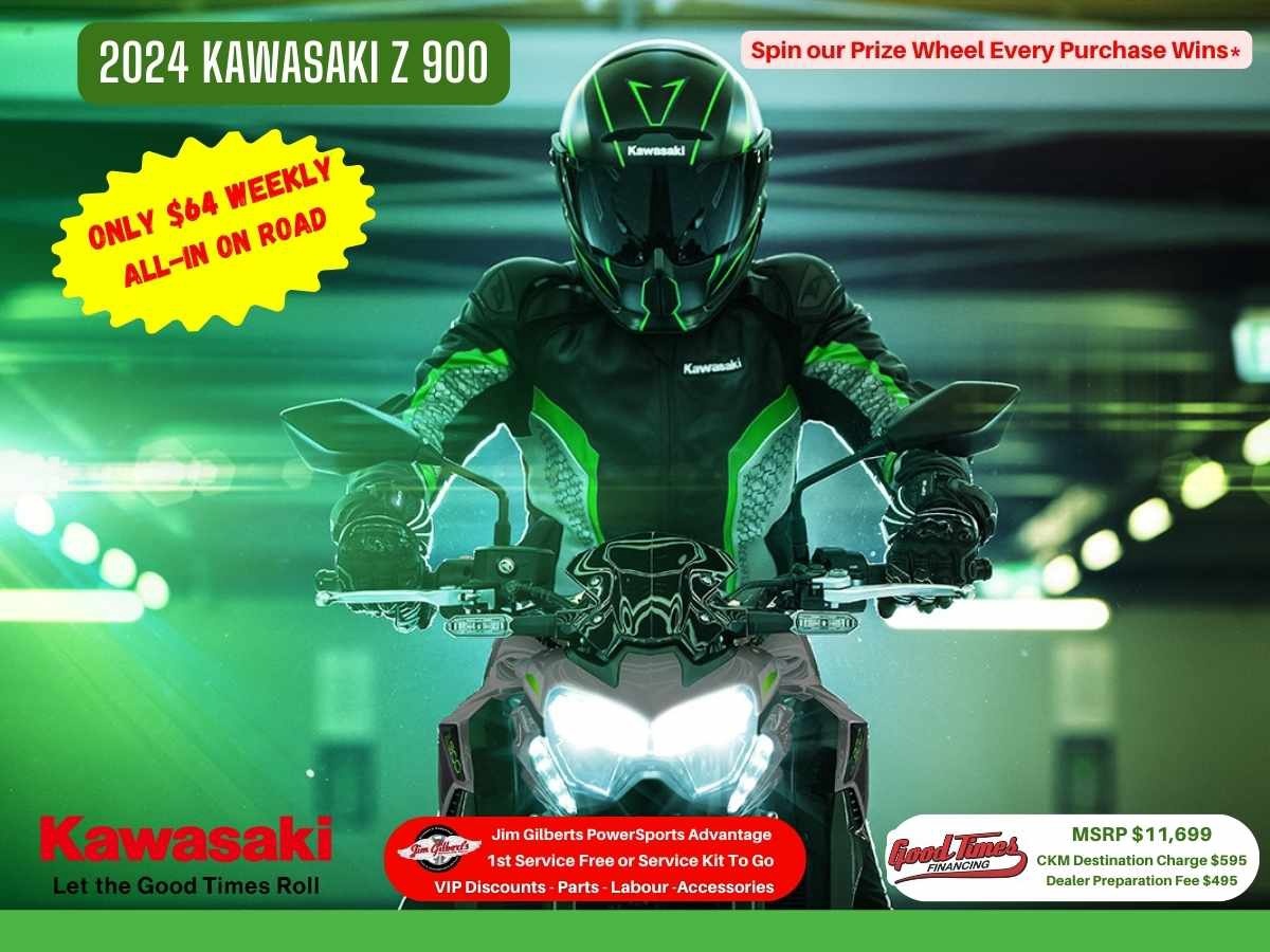 2024 Kawasaki Z 900 - Only $64 Weekly, All-in