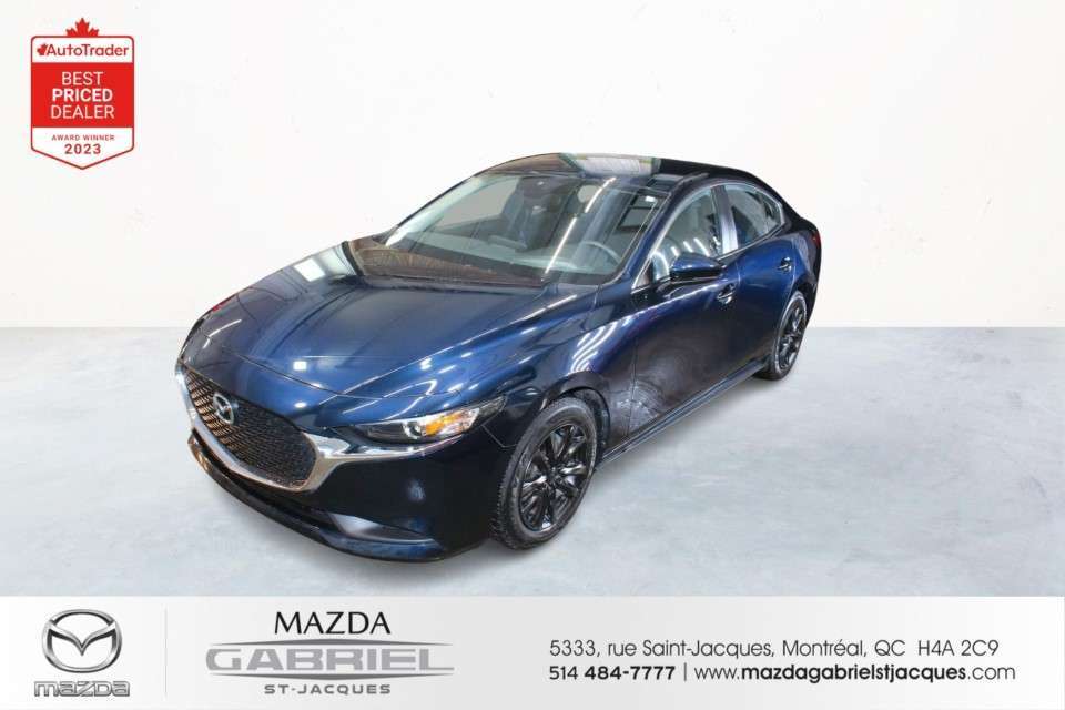 2019 Mazda Mazda3 GX FWD+TRANSMISSION MANUELLE+JAMAIS ACCIDENTE