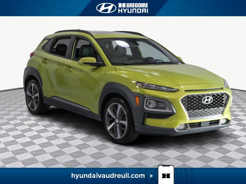 2019 Hyundai Kona Ultimate AWD, Couleur Rare!, Toit Ouvrant, Cuir