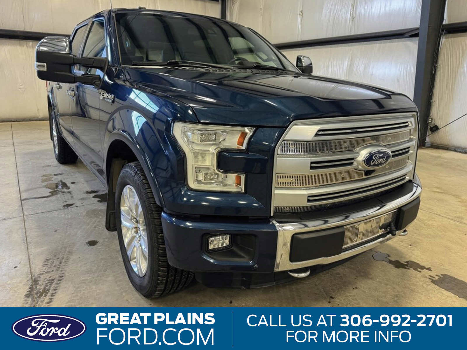 2016 Ford F-150 Platinum | 4x4 |  Heated & Cooled Leather Seats | 
