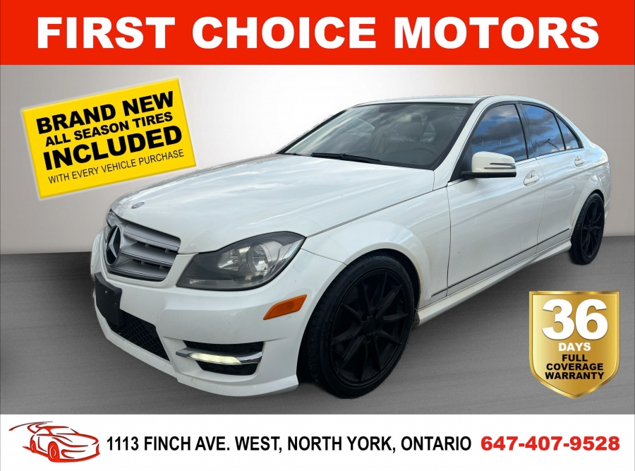 2013 Mercedes-Benz C-Class 4MATIC ~AUTOMATIC, FULLY CERTIFIED WITH WARRANTY!!