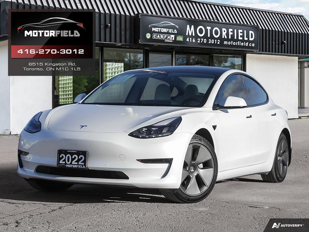 2022 Tesla Model 3 Standard Range *AutoPilot, One Owner, White Interi