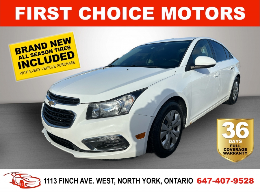 2016 Chevrolet Cruze LT ~MANUAL, FULLY CERTIFIED WITH WARRANTY!!!~