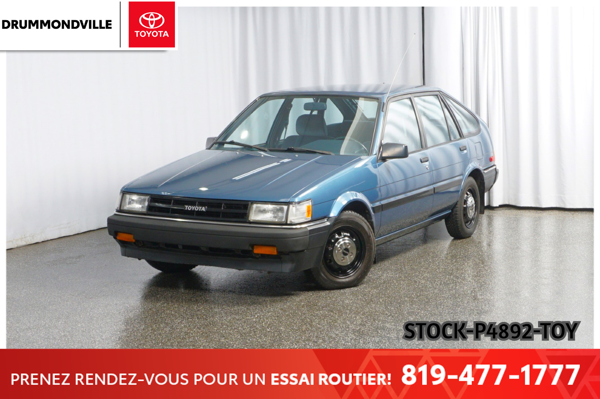 1986 Toyota Corolla AE85    ** DX LIFT BACK!!! ** ÉTAIT RARE EN 1986!